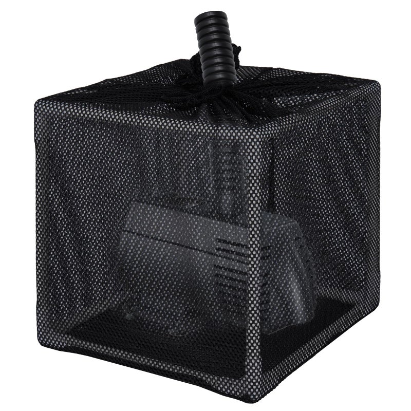 FEOXSHAL Pond Filter Box, Anti-Clogging Pond Filters for Outdoor Ponds Nylon Media Mesh Water Pump Cover Barrier Bag with Drawstring, Pond Pump Filter Bag (7 Inch) - Image 1